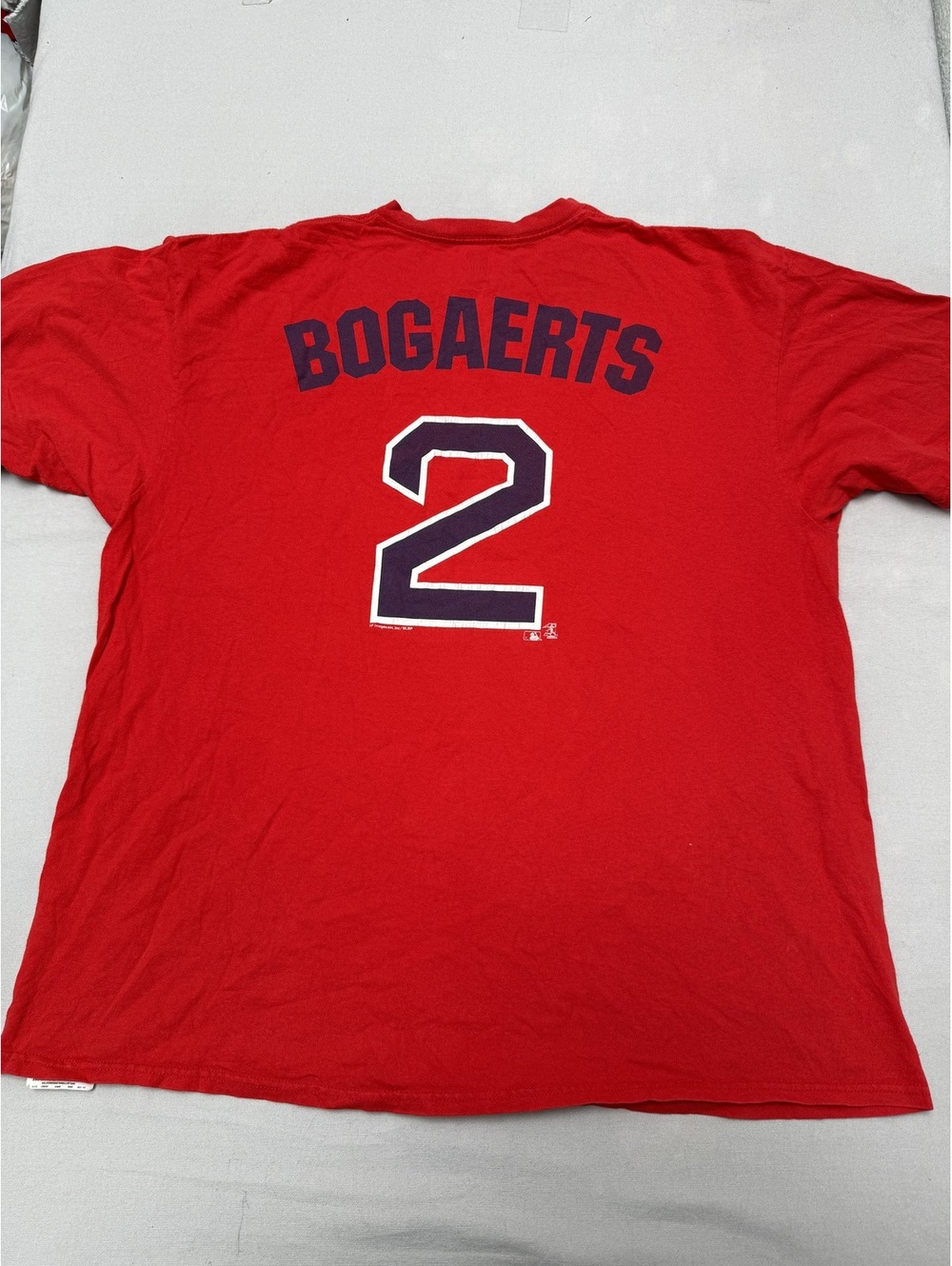 Xander Bogaerts Boston Red Sox T-shirt Jersey #2 Red 2XL